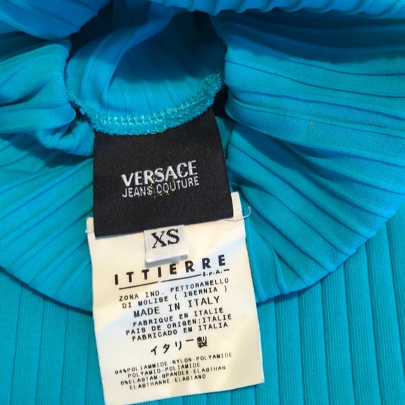 Versace jeans couture XS/ Mint! Fits XS- Medium - Picture 2 of 5